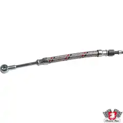 Oil hose, inlet, braided steel