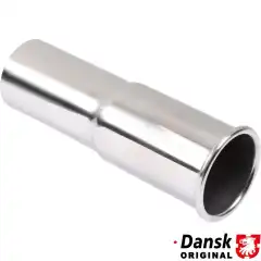 Eksoshale rør i krom 60mm