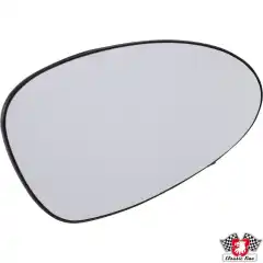 Door mirror glass, convex, right