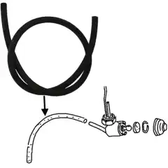 SLANGE 1M, Ø INNVENDING 9MM, Ø UTVENDIG 15MM