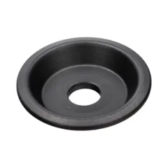 DEKSEL DØR SORT PLAST FRA 1974-1984 MOD 911 , 85MM