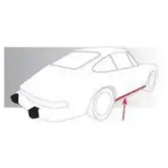 GUMMILIST til 911 KANALSKJØRT 73-89modell G- MODELL -IKKE TURBO !!