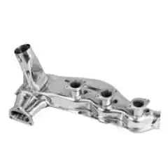 Heat exchanger, left/right. Made of steel with grey paint